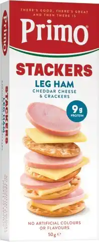 IGA Primo Stackers or Trios 45‑57g Selected Varieties offer