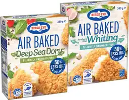 IGA Birds Eye Air Baked Crumbed Fish 250‑380g Selected Varieties offer