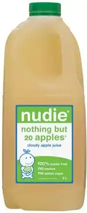 IGA Nudie Cloudy Apple Juice or Nothing But Tropical Brekkie 2 Litre offer