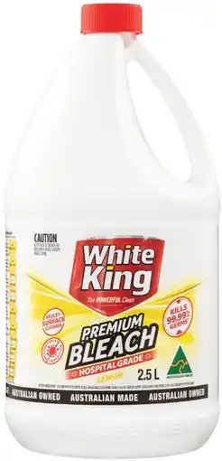 IGA White King Premium Bleach Selected Varieties offer