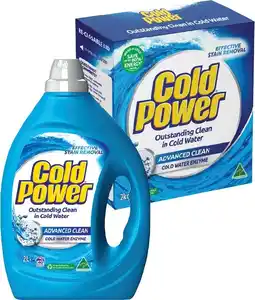 IGA Cold Power Laundry Powder 2kg or Liquid 2 Litre Selected Varieties offer
