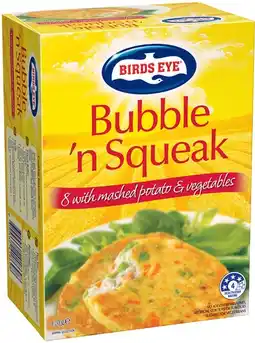 IGA Birds Eye Bubble ‘n Squeak offer