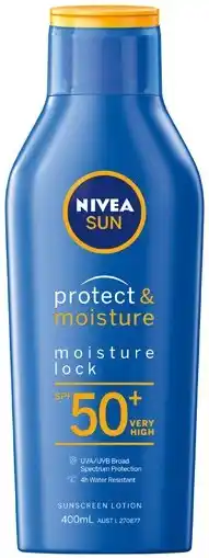 IGA Nivea Sun Protect & Moisture SPF50+ Sunscreen Lotion offer