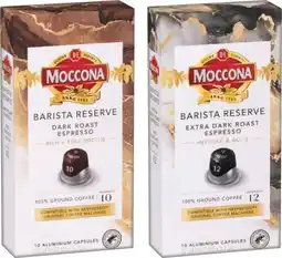 IGA Moccona Barista Reserve Coffee Capsules Selected Varieties offer
