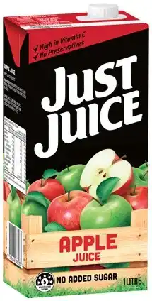 IGA Just Juice Orange or Apple Long Life Juice 1 Litre offer
