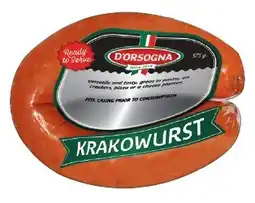 IGA D’Orsogna Krakowurst Sausage offer