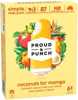 IGA Proud & Punch Ice Cream Selected Varieties offer