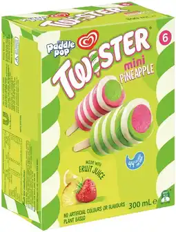 IGA Streets Paddle Pop Twister Mini Selected Varieties offer