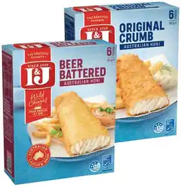 IGA I&J Australian Hoki Crumb or Beer Battered 425g Selected Varieties offer