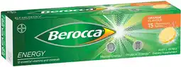 IGA Berocca Energy Effervescent Tablets Selected Varieties offer
