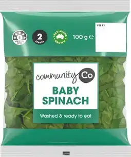 IGA Community Co Baby Spinach offer