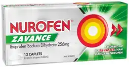 IGA Nurofen Zavance Ibuprofen Caplets or Tablets 12 Pack offer