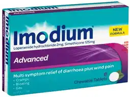 IGA Imodium Advanced Chewable Tablets offer