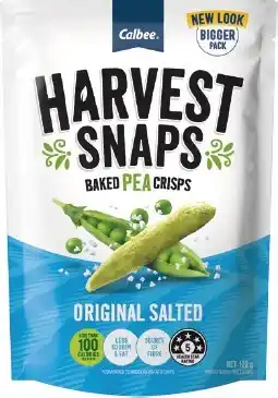 IGA Harvest Snaps Baked Pea Crisps Selected Varieties offer