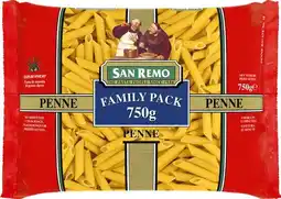 IGA San Remo Pasta Family Pack Selected Varieties offer