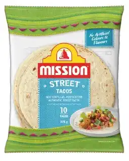 IGA Mission Street Tacos Mini Tortillas offer