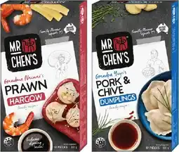 IGA Mr Chen’s Dim Sum 240‑300g Selected Varieties offer