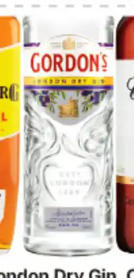IGA gordon's london dry gin offer