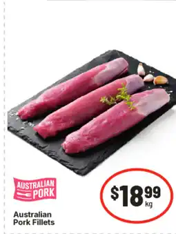 IGA Australian pork fillets offer