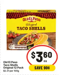 IGA Old el paso taco shells original 12 pack offer