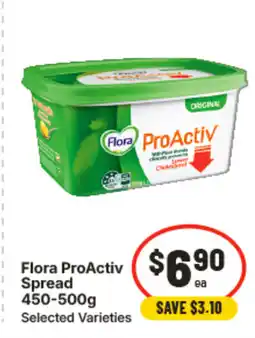 IGA Flora proactiv spread 450-500g offer