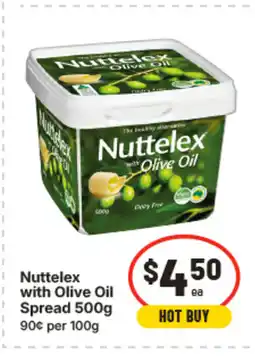 IGA Nuttelex with olive oil spread 500g offer