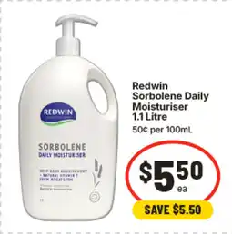 IGA Redwin Sorbolene Daily Moisturiser 1.1 Litre offer
