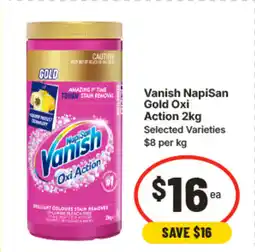 IGA Vanish napisan gold oxi action 2kg offer