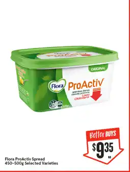 IGA Flora proactiv spread 450-500g offer