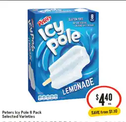 IGA Peters Icy Pole 8 Pack offer
