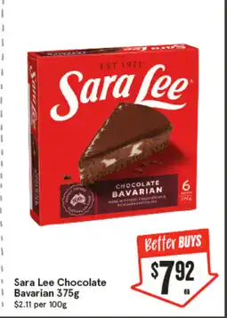 IGA Sara Lee Chocolate Bavarian 375g offer