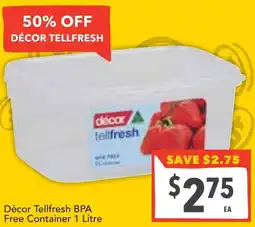 Supa Valu Décor Tellfresh BPA Free Container offer