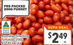 Supa Valu Australian Snacking Tomatoes 200g offer