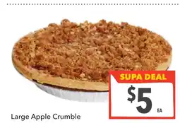 Supa Valu Large apple crumble offer