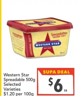 Supa Valu Western star spreadable offer