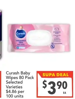 Supa Valu Curash baby wipes offer