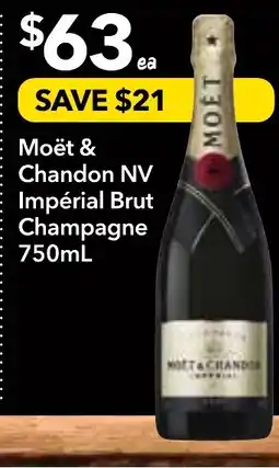 Supa Valu Moët & chandon nv impérial brut champagne offer