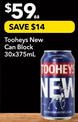Supa Valu Tooheys new can block offer