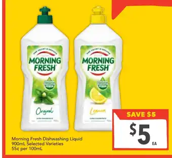 Supa Valu Morning fresh dishwashing liquid offer