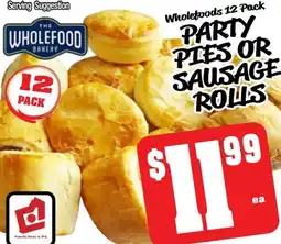 Farmer Jack's Wholefoods pies or sausage rolls offer