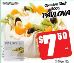 Farmer Jack's Country chef pavlova offer