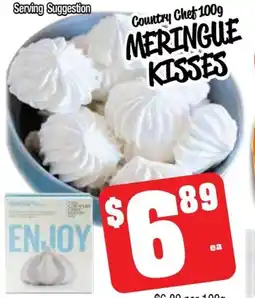 Farmer Jack's Country chef meringue kisses offer