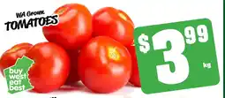 Farmer Jack's Wa grown tomatoes offer