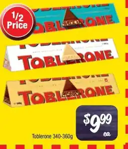 Farmer Jack's Toblerone offer