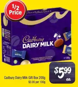 Farmer Jack's Cadbury dairy milk gift box offer