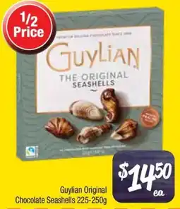 Farmer Jack's Guylian original chocolate seashells offer