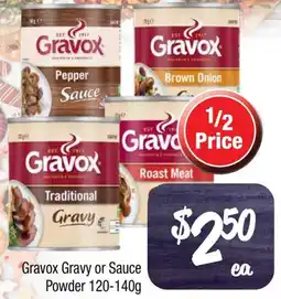 Farmer Jack's Gravox Gravy or Sauce Powder offer