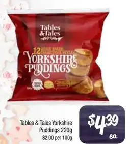 Farmer Jack's Tables & Tales Yorkshire Puddings offer