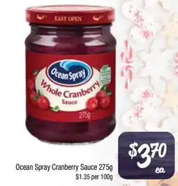Farmer Jack's Ocean Spray Cranberry Sauce offer