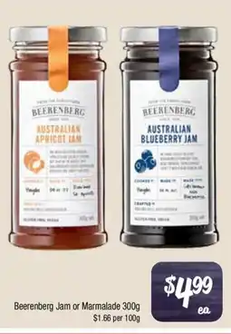 Farmer Jack's Beerenberg jam or marmalade offer